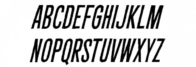 CryptCreepBB-Italic 字体 大写