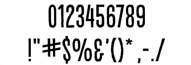 CryptCreepBB Font OTHER CHARS