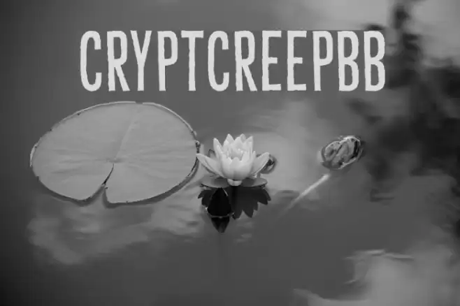 CryptCreepBB Font examples