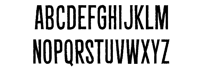 CryptCreepBB Font LOWERCASE