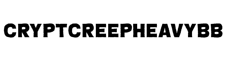 CryptCreepHeavyBB  لخطوط تنزيل
