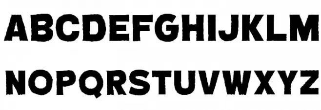 CryptCreepHeavyBB Шрифта ВЕРХНИЙ