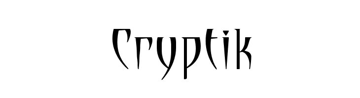 Cryptik  免费字体下载