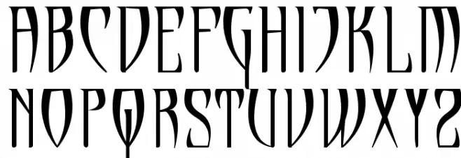 Cryptik Schriftart Groß