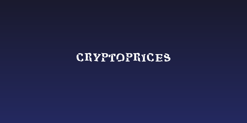 CryptoPrices Social Header