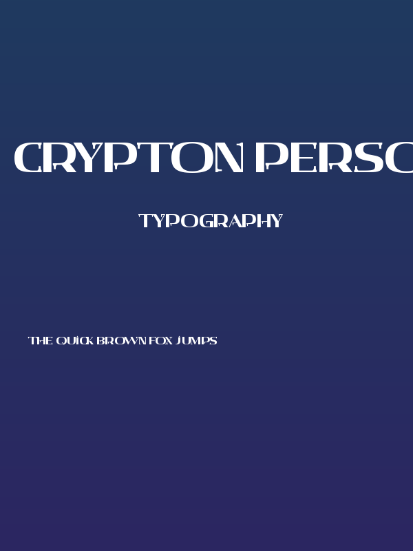 Crypton PERSONAL USE ONLY! Poster