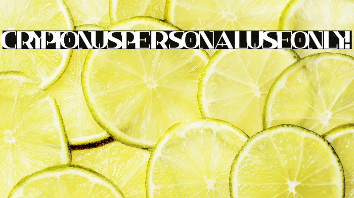 Cryptonus PERSONAL USE ONLY! Example 3