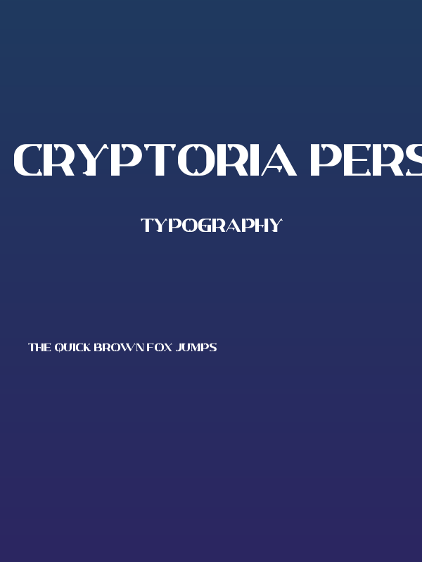 Cryptoria PERSONAL USE ONLY! Poster