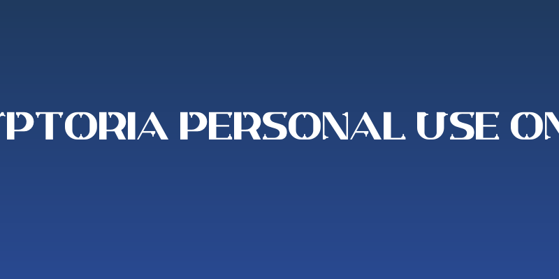 Cryptoria PERSONAL USE ONLY! Social Header