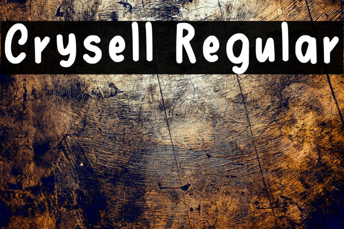 Crysell Regular Example 1
