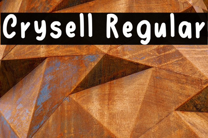 Crysell Regular Example 3