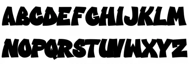 Crysh Graffiti Font Litere mari