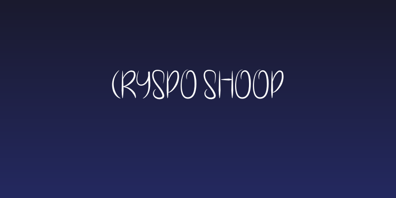 Cryspo Shoop Social Header