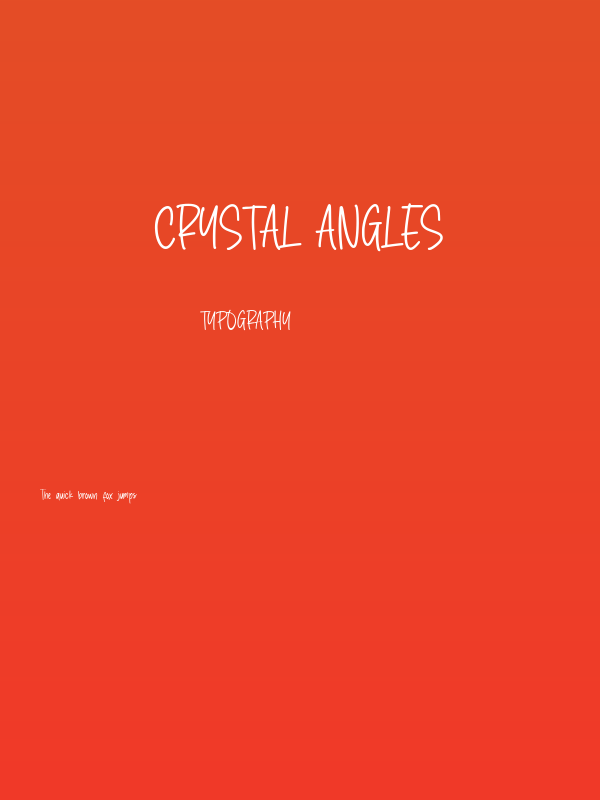 Crystal Angles Poster