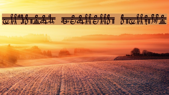 Crystal Bearers Script Font examples