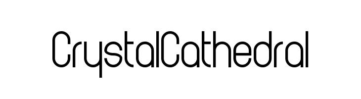 Crystal Cathedral  Скачать бесплатные шрифты