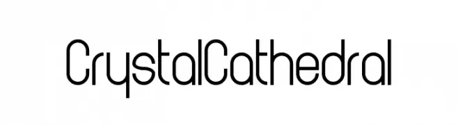 Crystal Cathedral  Descarca Fonturi Gratis