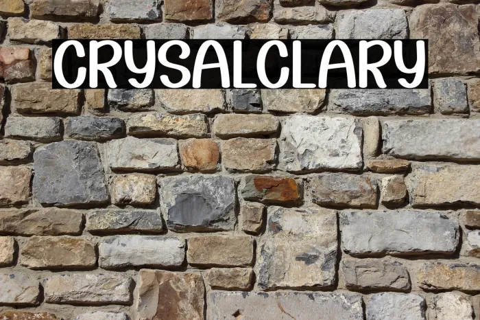 Crystal Clarity Example 1