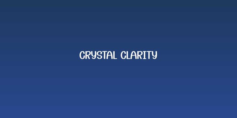 Crystal Clarity Social Header