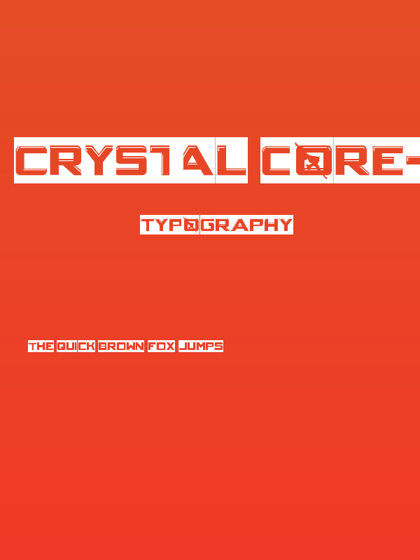 Crystal Core-Inverse Poster