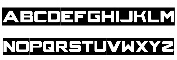 Crystal Core-Inverse Font LOWERCASE