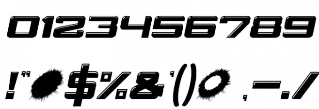 Crystal Core Italic Font OTHER CHARS