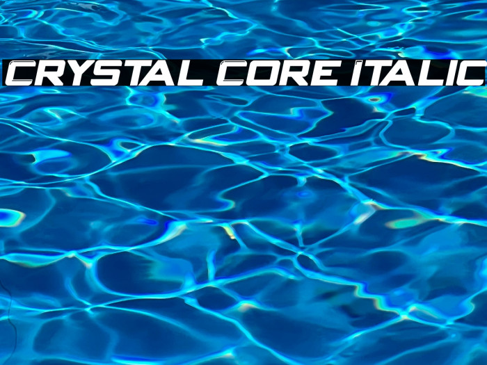 Crystal Core Italic Example 3