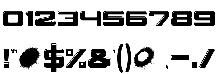 Crystal Core Font OTHER CHARS