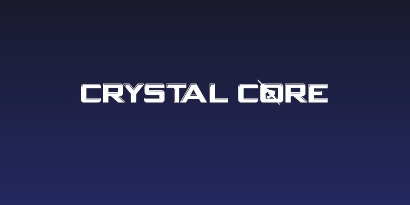 Crystal Core Social Header