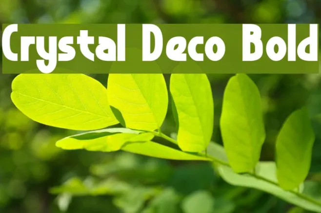 Crystal Deco Bold Example 3