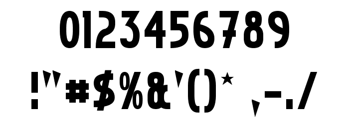 Crystal Deco Font OTHER CHARS