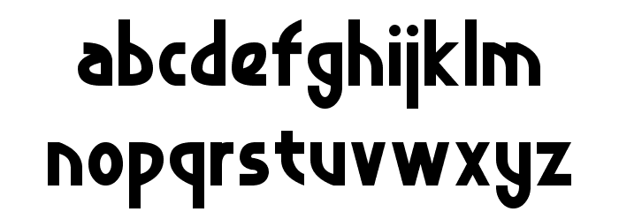 Crystal Deco Font LOWERCASE