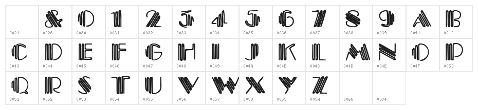 Crystal Gypsy Character Map