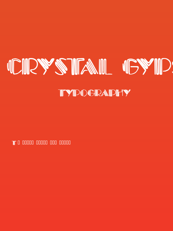 Crystal Gypsy Poster