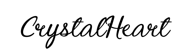 Crystal Heart  font caratteri gratis