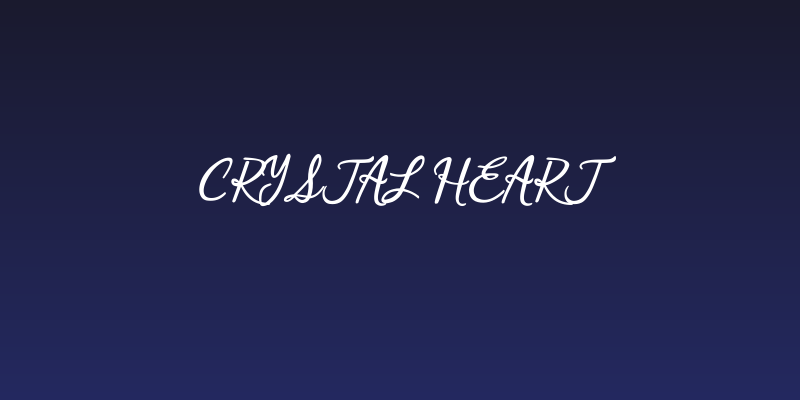 Crystal Heart Social Header