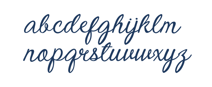 Crystal Heart Lowercase