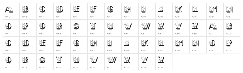 Crystal Hollow Regular Character Map