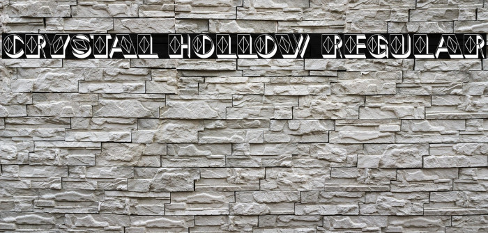 Crystal Hollow Regular Example 1