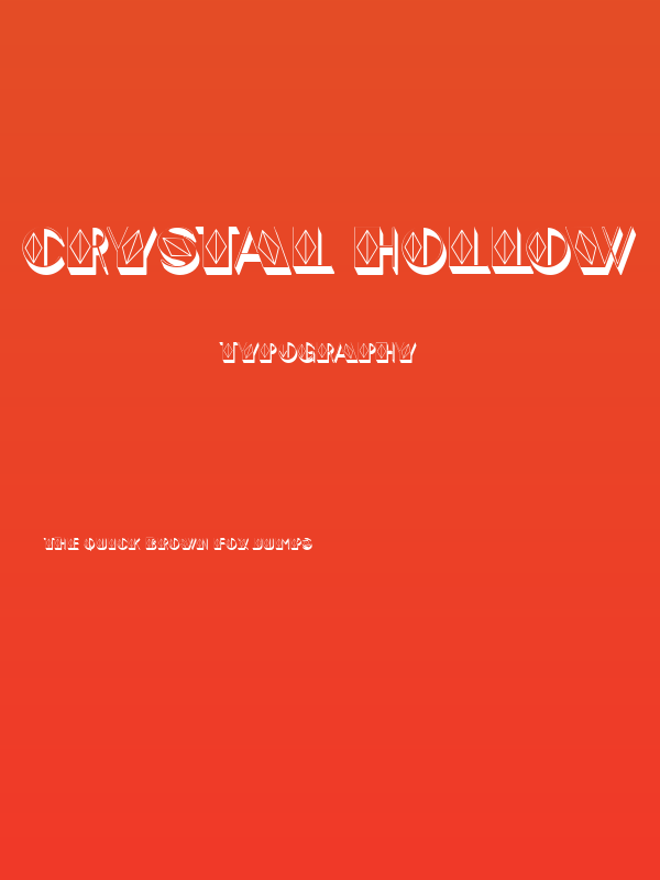 Crystal Hollow Regular Poster