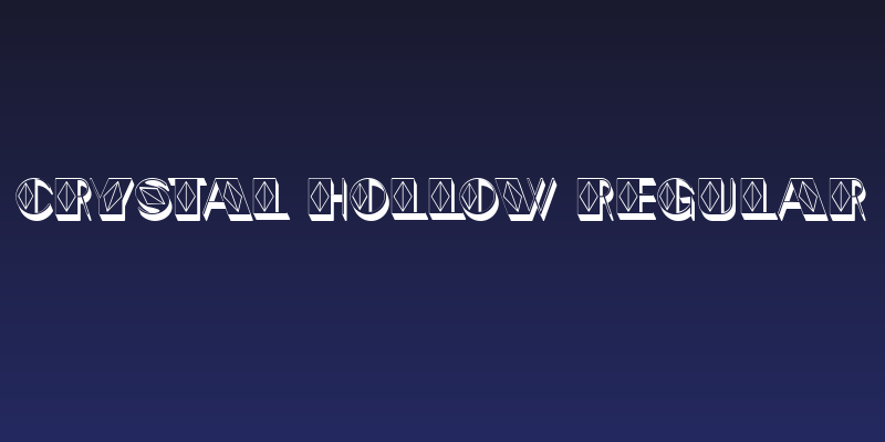 Crystal Hollow Regular Social Header