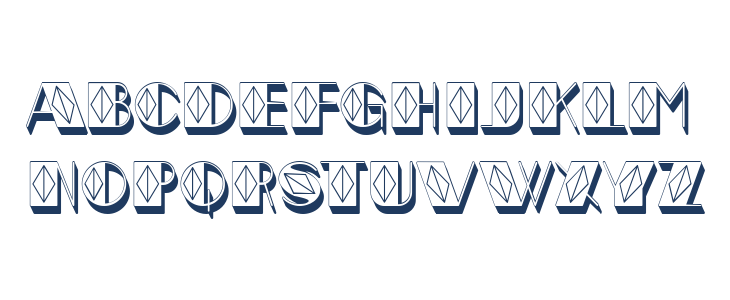 Crystal Hollow Regular Lowercase