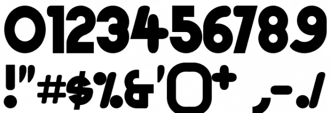 Crystal Lake Font OTHER CHARS