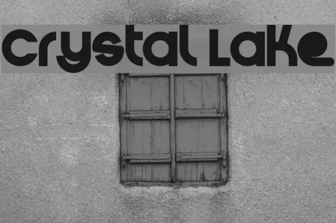 Crystal Lake Font examples