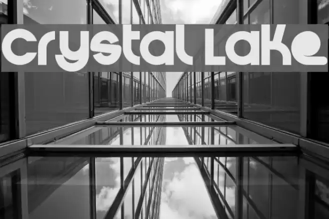 Crystal Lake Font examples