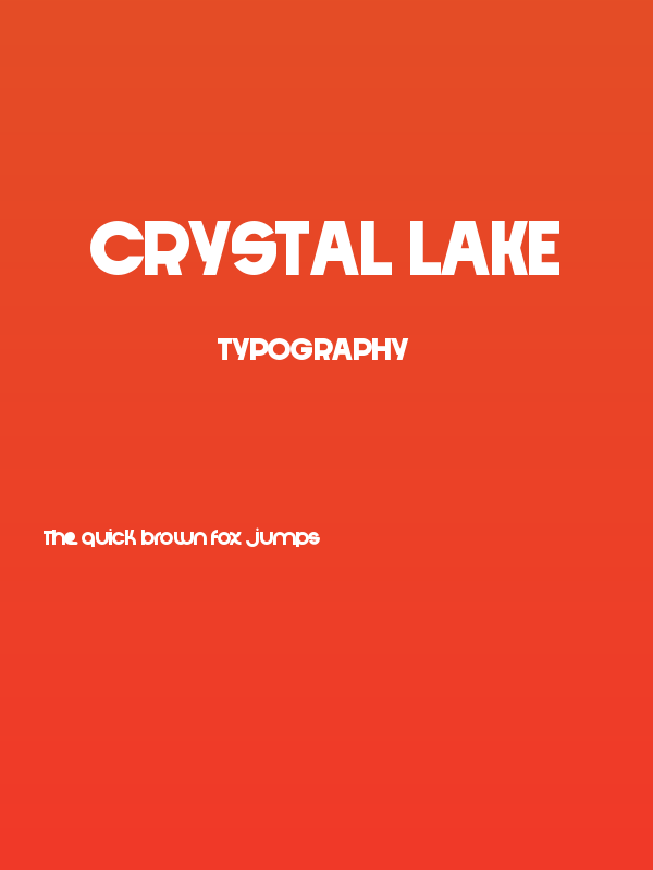 Crystal Lake Poster
