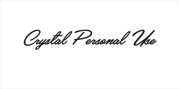 Crystal Personal Use Logo