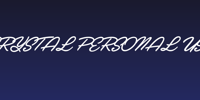 Crystal Personal Use Social Header