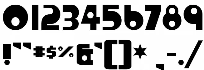 Crystal Radio Kit Font OTHER CHARS