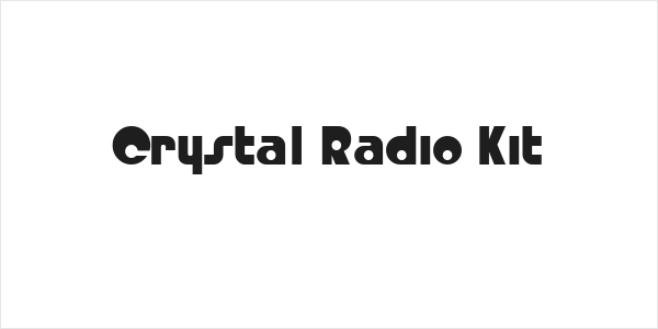 Crystal Radio Kit Logo